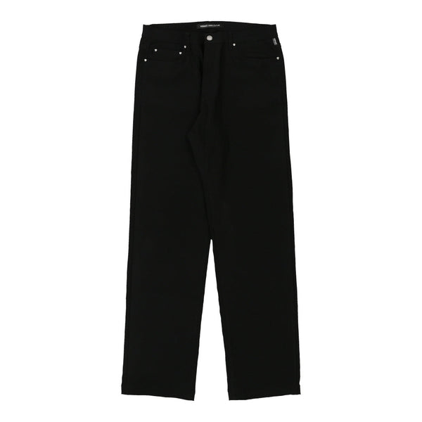 Versace Jeans Couture Trousers - 34W UK 14 Black Polyester Blend