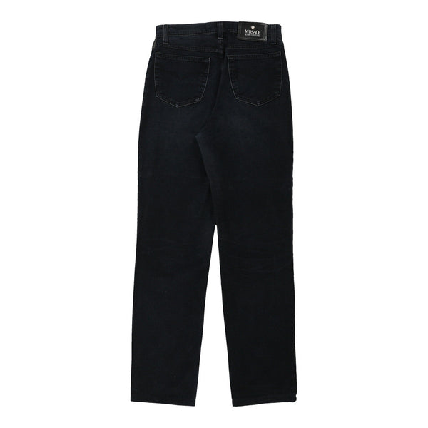 Versace Jeans Couture Trousers - 28W UK 8 Navy Cotton