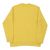 Vintage yellow Napapijri Sweatshirt - mens medium