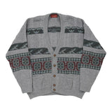 Vintage grey Il Granchio Cardigan - mens large