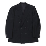 Vintage black Burberry Blazer - mens large