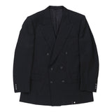 Vintage black Burberry Blazer - mens large