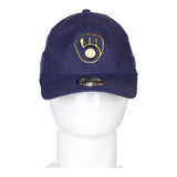 Vintage navy Milwaukee Brewers New Era Cap - mens no size