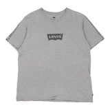 Levis Spellout T-Shirt - Large Grey Cotton