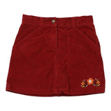 Vintage red Age 8 Gymboree Cord Skirt - girls small