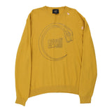 Vintage yellow Cavalli Class Jumper - mens x-large