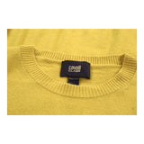Cavalli Class Spellout Jumper - XL Yellow Virgin Wool