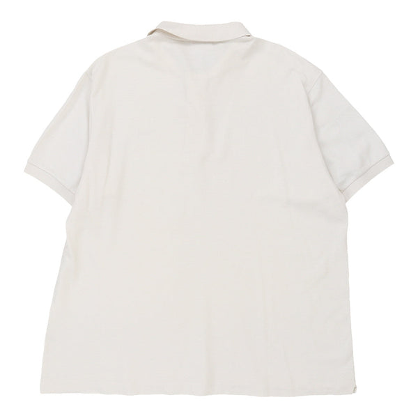 Lacoste Polo Shirt - XL White Cotton