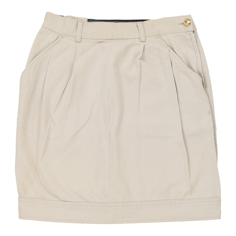 Moschino Mini Skirt - 28W 19L White Cotton