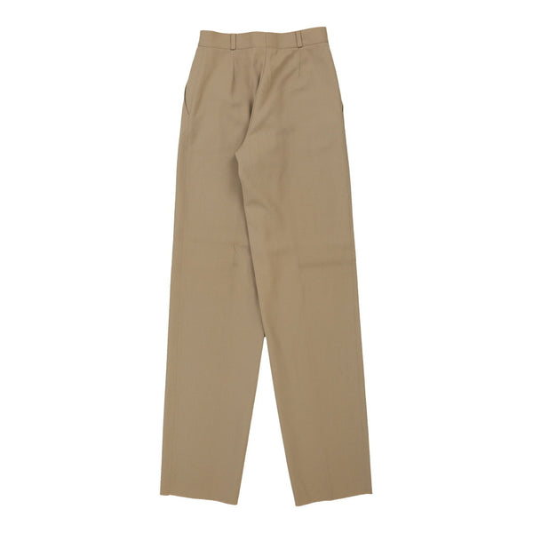 Les Copains Trousers - 25W UK 6 Beige Wool
