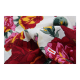 Marella Floral Blazer - XL Red Cotton Blend
