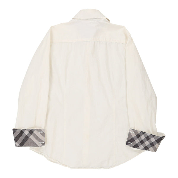 Burberry London Shirt - Small White Cotton