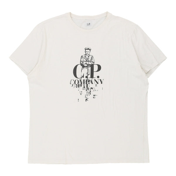 C.P. Company T-Shirt - 3XL White Cotton