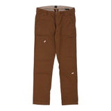 Hugo Boss Trousers - 34W 31L Brown Cotton Blend