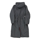 Vintage Tracks Coat - Medium Grey Polyester Blend