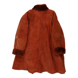 Vintage 80s/ 70s Arpel Sheepskin Jacket - 2XL Orange Suede