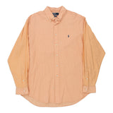 Vintage orange Ralph Lauren Shirt - mens large