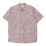 Vintage pink Cooke Street Patterned Shirt - mens large