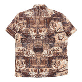 Vintage brown Unbranded Hawaiian Shirt - mens x-large