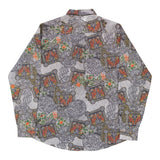 Vintage grey Thai Patterned Shirt - mens large