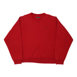Starter Sweatshirt - 2XL Red Cotton