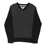 Vintage grey Tommy Hilfiger Jumper - mens large