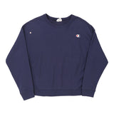 Vintage navy Reverse Weave Champion Sweatshirt - mens large