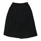 Vintage Susan H Midi Skirt - XL Black Polyester Blend