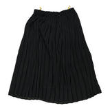 Vintage Susan H Midi Skirt - XL Black Polyester Blend