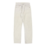 Vintage 501 Levis Jeans - 28W 31L Cream Cotton