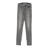 711 Levis Skinny Jeans - 28W UK 6 Grey Cotton Blend