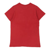 Age 14 Levis Spellout T-Shirt - Medium Red Cotton