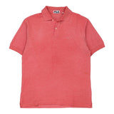 Fila Polo Shirt - Medium Pink Cotton