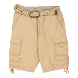 J.M.C Cargo Shorts - 36W 11L Beige Cotton