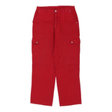 North Sails Cargo Trousers - 34W 33L Red Polyester