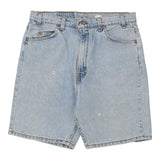 Vintage 505 Orange Tab Levis Denim Shorts - 36W 9L Blue Cotton