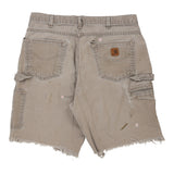 Vintage Carhartt Carpenter Shorts - 35W 11L Grey Cotton