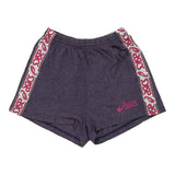 Vintage Asics Sport Shorts - Medium Purple Cotton Blend