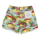 Vintage Zane Robe Floral Shorts - Medium Multicoloured Cotton