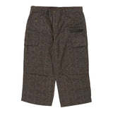 Vintage brown 3/4 Length Unbranded Cargo Shorts - womens 36" waist