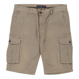 Vintage beige Astrolabio Cargo Shorts - mens 36" waist