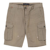 Vintage beige Astrolabio Cargo Shorts - mens 36" waist