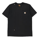 Vintage black Carhartt T-Shirt - mens medium