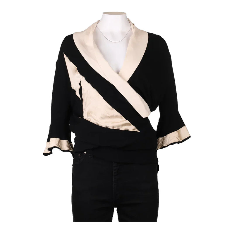 Balenciaga Blouse - Medium Black & White Viscose