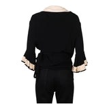 Balenciaga Blouse - Medium Black & White Viscose