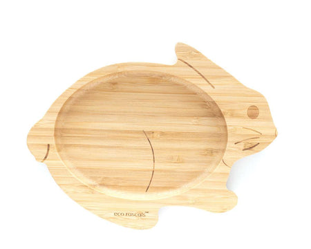 Bamboo Rabbit Non-Suction Plate