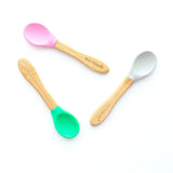 Best Bamboo and Silicone Spoon Set