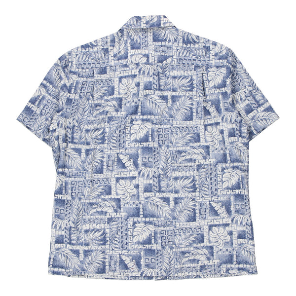 Vintage blue Campia Patterned Shirt - mens large