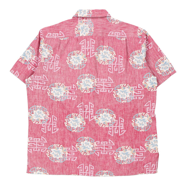 Vintage pink Cooke Street Patterned Shirt - mens medium