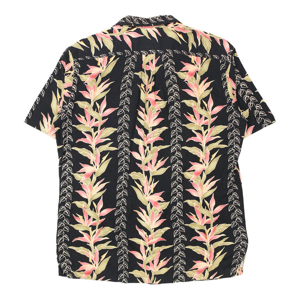 Vintage black Cooke Street Hawaiian Shirt - mens medium